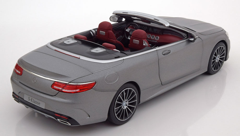 ミニカー Mercedes-Benz S Cabriolet 1:18 NOREV Mercedes-Benz 280 SE Cabriolet 1969 Silver metallic 1:18 – Norev