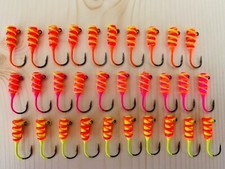 30-Pack Steelhead 1/16th Ounce Tube Jigs 2X Mustad Hook Size 6 Spawn Bomb