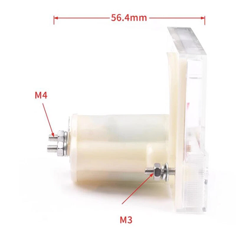 DC Analog Volt Spannung Nadel Panel Meter Voltmeter Gauge 85C1 DC 5V - 100V - Bild 4 von 4