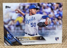 2016 Topps Series 2 Miguel Almonte Baseball Card #606 Royals FREE S&H A8