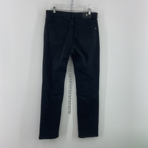 Pierre Cardin Men's Black Straight Leg Jeans 33x34 Cotton Elastane Preowned - Picture 2 of 6
