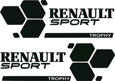 Renault sport trophy vinyl decal window/car/van/wall