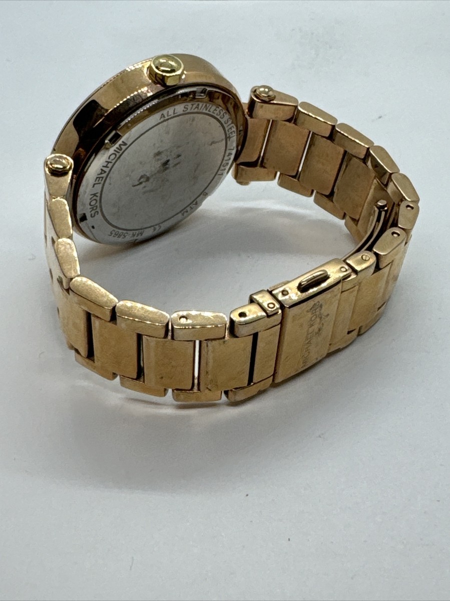 Michael Kors Parker MK5865 Women Rose Gold Analog Dial 
