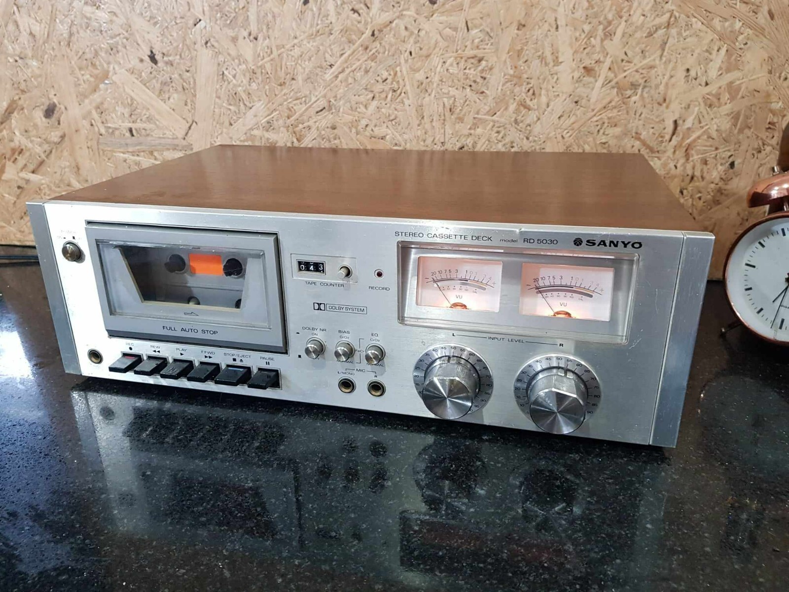 Sanyo RD5030 Stereo Cassette Deck Tape Player HIFI Dolby Analog