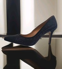 INC International Concepts Women's 8.5M Zitah Black Beaded Pump Holiday Party