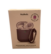 KeyBudz Podskinz Keychain Protective Case For 1st & 2nd Gen AirPods Earl Grey