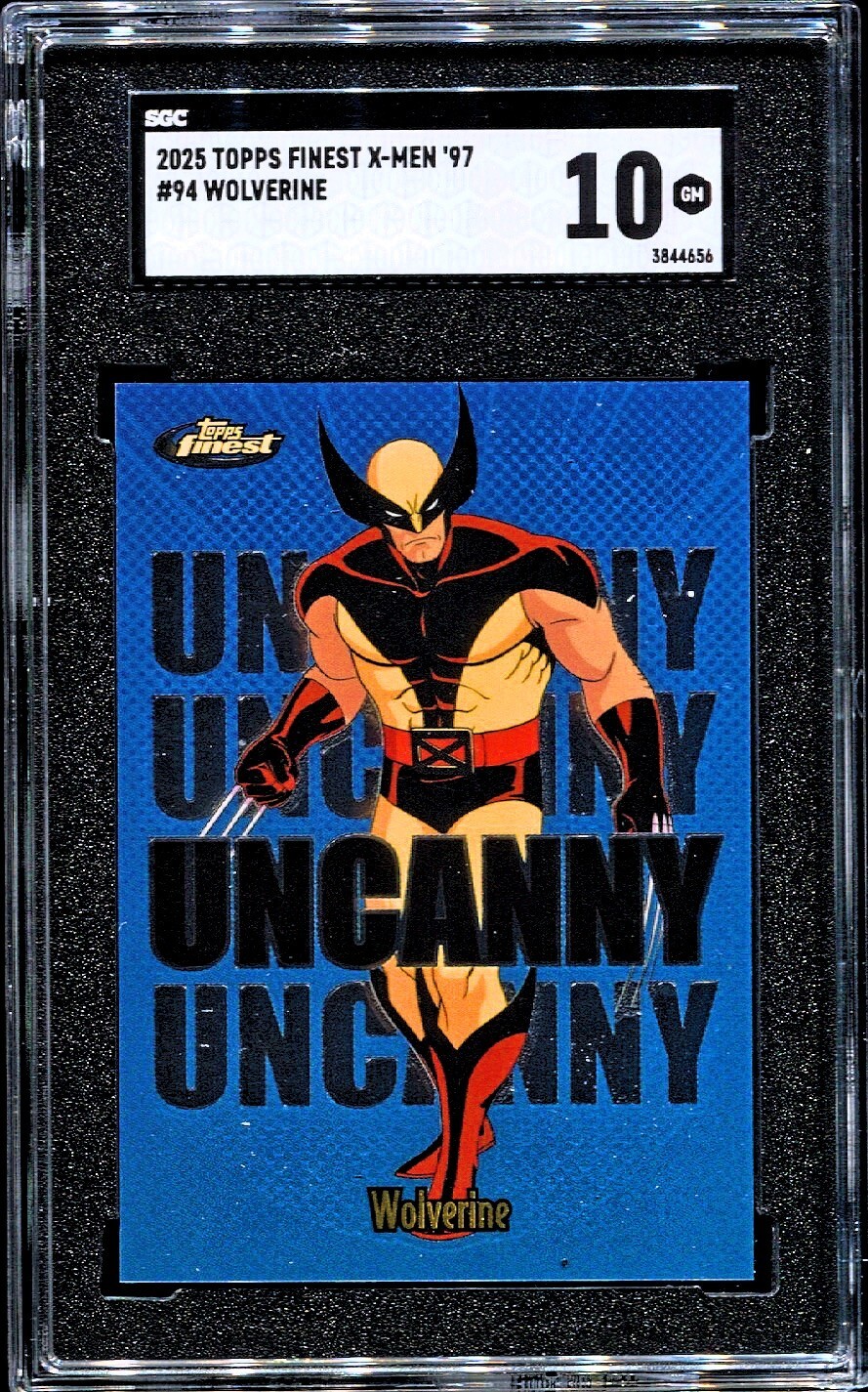 2025 Topps Finest X-Men '97 WOLVERINE Uncanny Short Print SGC 10 Gem Mint Pop 10