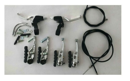 KIT FRENO V-BRAKE LEVE IN ALLUMINIO PER BICICLETTA 20/24/26/28 MTB - Foto 2