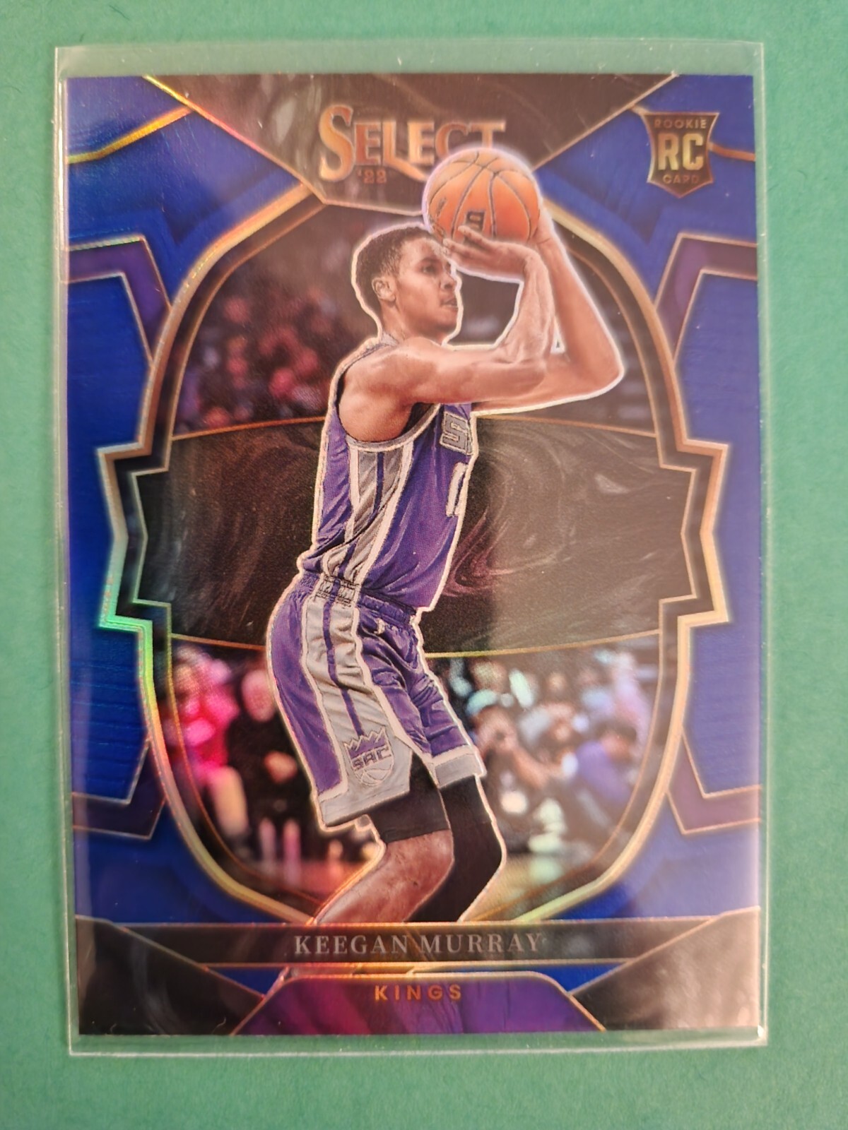 2022-23 Panini Select -Blue Prizm  Concourse #81 Keegan Murray (RC)