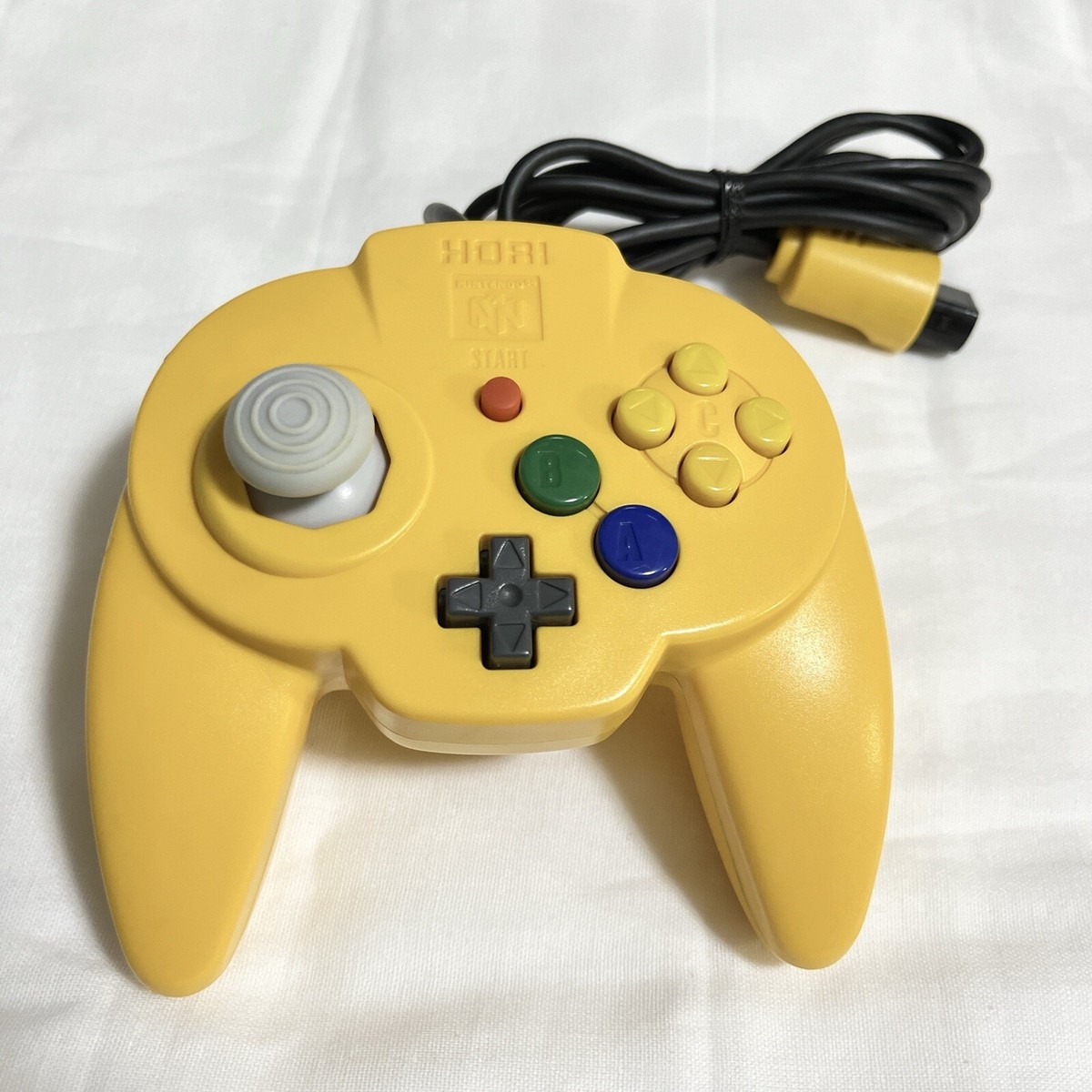 HORI pad mini 64 Nintendo controller n64 Yellow Rare Japan