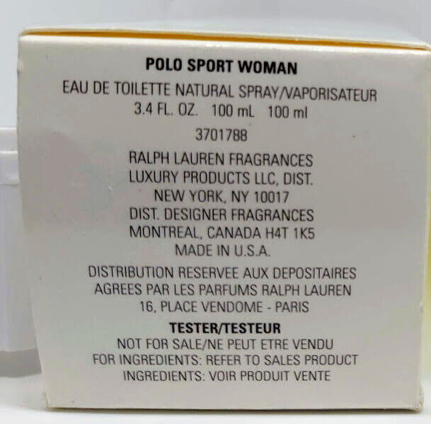 Ralph Lauren Polo Sport Women perfume 100ml/3.4oz Eau De Toilette Brand New