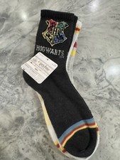 Harry Potter Wizarding World Hogwarts Ankle Socks, 3 Pair, Shoe Size 4-10, NEW