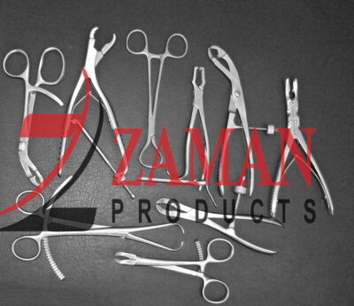 Assorted Orthopedic Set of 9 Pcs Surgical Orthopedic Instruments Zaman Products