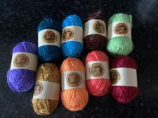 9 Lion Brand Assorted Mini Skeins