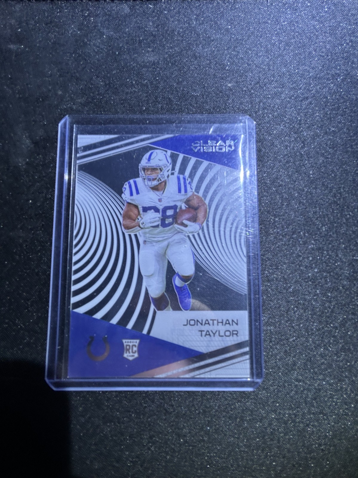 2020 Panini Chronicles - Clear Vision Rookies Jonathan Taylor #CV-7 (RC)