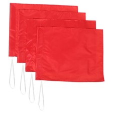 2 Count Referee Flag Replacement Football Field Corner Flags Kick Colored