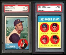 1963 Topps Pittsburgh Pirates  Team Set 6 - EX/MT 3676452