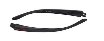 Oakley 9448 Sylas - Black Ink/Rotes Logo Ersatzstangen - 140 mm