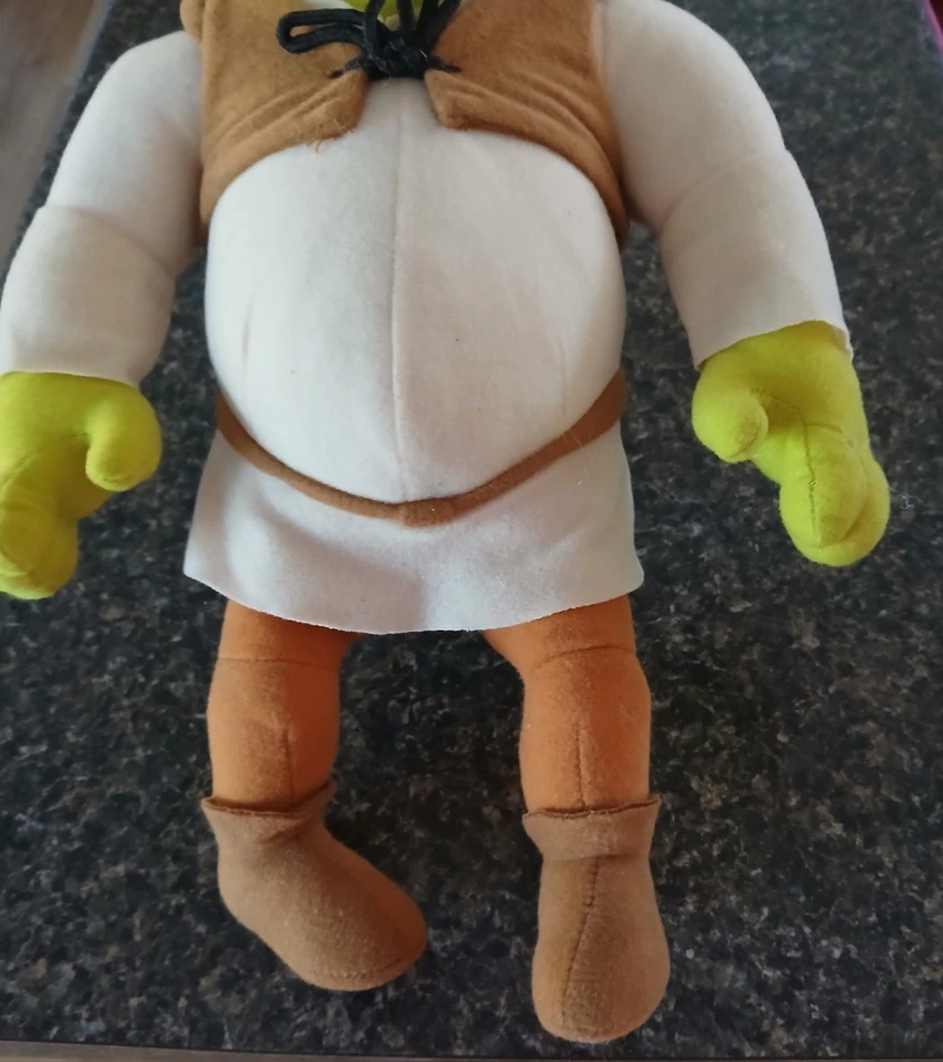 Peluche Shrek 2 El Ogro, 15", Verde, Nanco Dreamworks, 2004 Foto 4 de 4