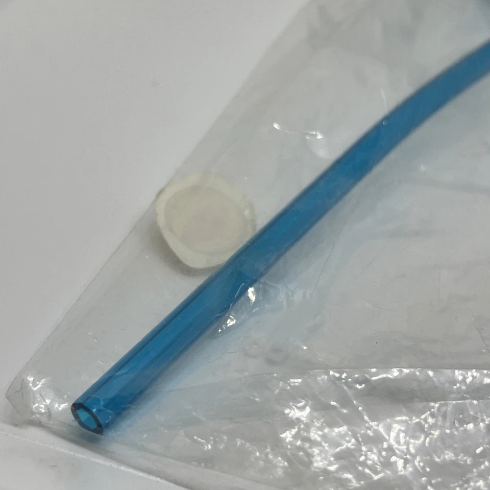 NOS Vintage KRAZY Sports ball Straw plastic Reusable baseball blue straw NEW Y1 - Image 4 of 4