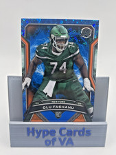 OLU FASHANU 2024 Topps Resurgence Blue and Orange Spark RC #174 New York Jets