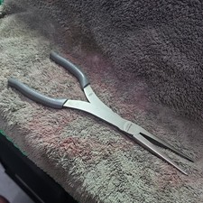 Snap On 911ACF Long Nose Pliers mint condition GREY soft grip lifetime wsrranty