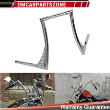 14" Ape Hanger Handlebar, 1 1/4" Handle Bar For Harley Sportster 883 1200 48 72