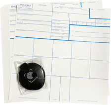 15 Pack FD-258 Fingerprint Kit - Includes Reusable Ink Pad, Instructions, Newest