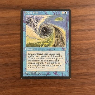 Power Sink LP Ice Age 1995 MTG Magic the Gathering TCG
