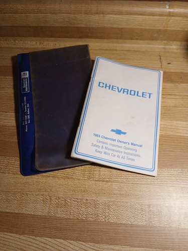 1983 Chevrolet Owners Manual - Picture 1 of 8