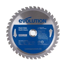 Power Tools 6-1/2BLADEST Steel Cutting Saw Blade, 6-1/2-Inch x 40-Tooth, Silver