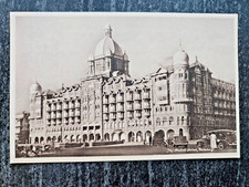 1930s Taj Mahal Hotel, Bombay/Mumbai, India RPPC Unused Postcard by 