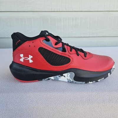 Under Armour UA Lockdown 6 Basketball Shoes Men SZ 10.5 Red  display picture 3