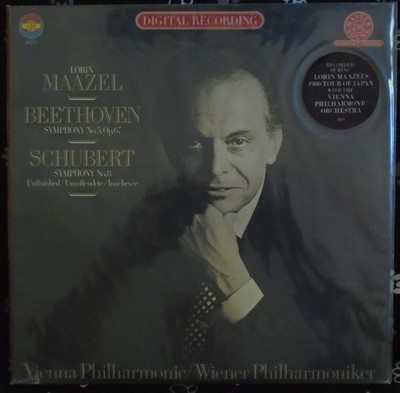 BEETHOVEN/SCHUBERT, Symphony No. 5/8 Maazel USA New Sealed LP FREE SHIPPING