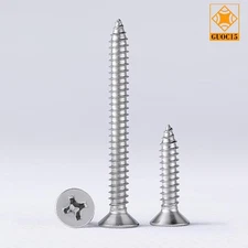 316 Stainless Steel Phillips Countersunk Tapping Screws M2 M2.2 M2.6 M3 M3.5-M6