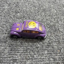 Vintage Yatming Volkswagen Beetle Smile Purple Smiley Bug Original Rare Vintage Yatming Volkswagen Beetle Smile Purple Smiley Bug Original Rare