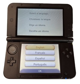 Nintendo 3DS XL Mario & Luigi Dream Team Silver Handheld System Tested Works!