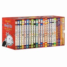 A Library of a Wimpy Kid 1-22 Boxed Set for Kids,22 Books Complete Collection...