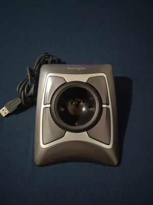 Kensington Expert USB Trackball 4-Button Mouse Model K64325 No Ball