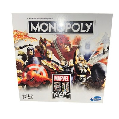 Monopoly Marvel 80 Years Edition Board Game 2018 Hasbro New Sealed