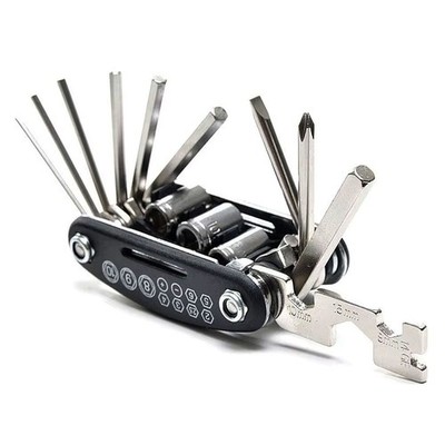 Fahrrad Reparatur Werkzeug Set Kit Multifunktionswerkzeug Multitool 16in1 MTB