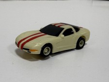 Tyco Chevy Corvette Nite Glow Red Stripes Works Great
