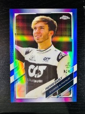 2021 Pierre Gasly Purple Refractor 272/399 Topps Chrome #30 F1 Formula 1