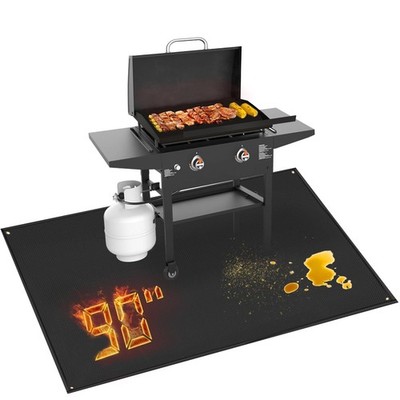 TOHONFOO 90 x 48 in Under Grill Mat Compatible with Blackstone 28in & 36in Gr...