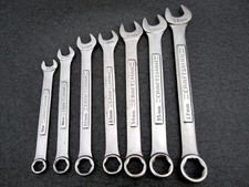 Vintage Craftsman 7pc Metric 6pt Combination Wrench Set 6 Point Box Usa