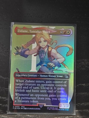 Zidane, Tantalus Thief Borderless Foil - FIN 0405 NM - MTG Magic