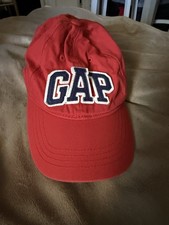 Gap Kids Red Adjustable Baseball Hat Logo Cap