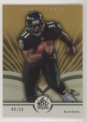 2005 Upper Deck Reflections Gold 44/50 Jamal Lewis #8 fm0