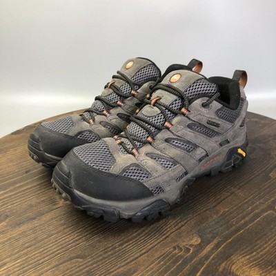 Merrell Moab 2 Vent Shoes Mens Size 10.5 Gray Beluga Low Vibram Hiking J06029