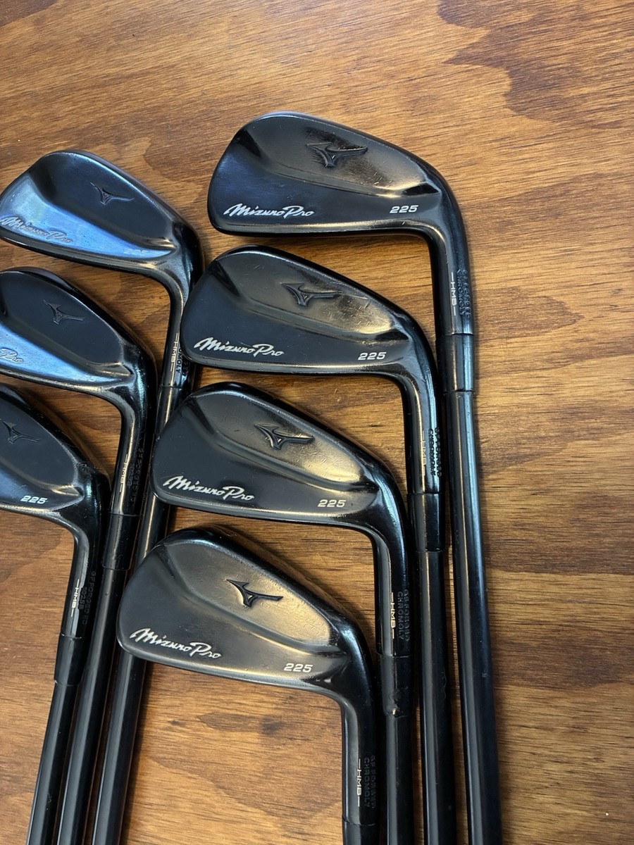 Mizuno Pro 225 Black Iron Set / 4-PW Stiff Flex Steel Dynamic Gold